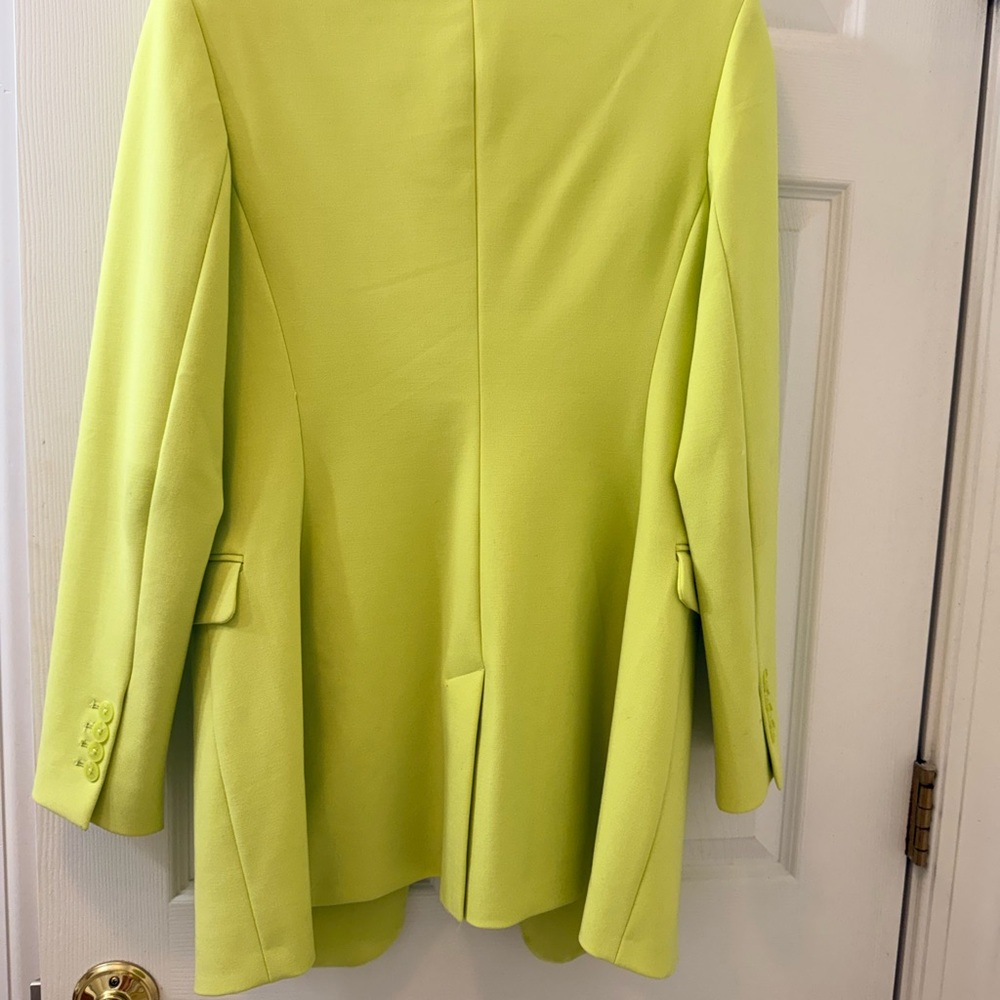 Express Women's Lime Green 3 Piece Suit Sz 6 - Picture 2 of 16